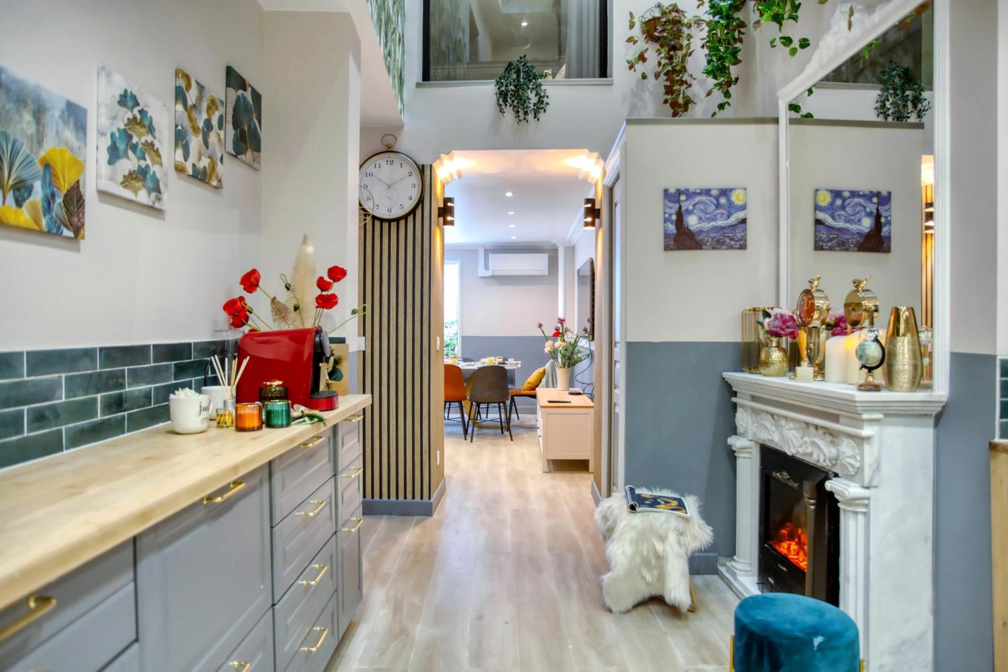 Elegant Triplex In Paris - Ideal For 10 - Aircon المظهر الخارجي الصورة