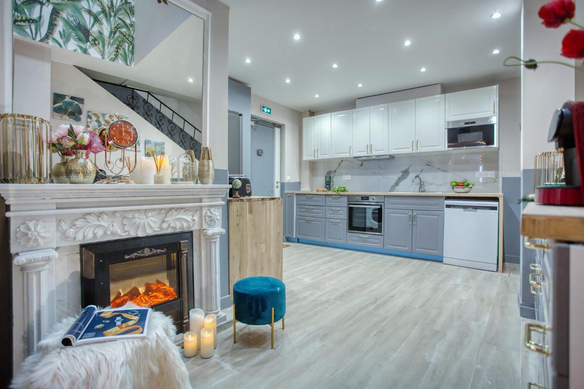 Elegant Triplex In Paris - Ideal For 10 - Aircon المظهر الخارجي الصورة